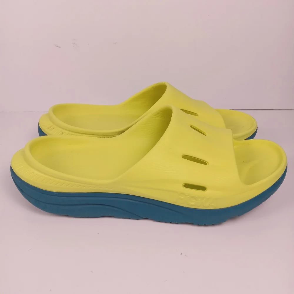 HOKA Ora Recovery Slide 3 Dual-Density Cushioned Breathable Sandals Mens Size 12